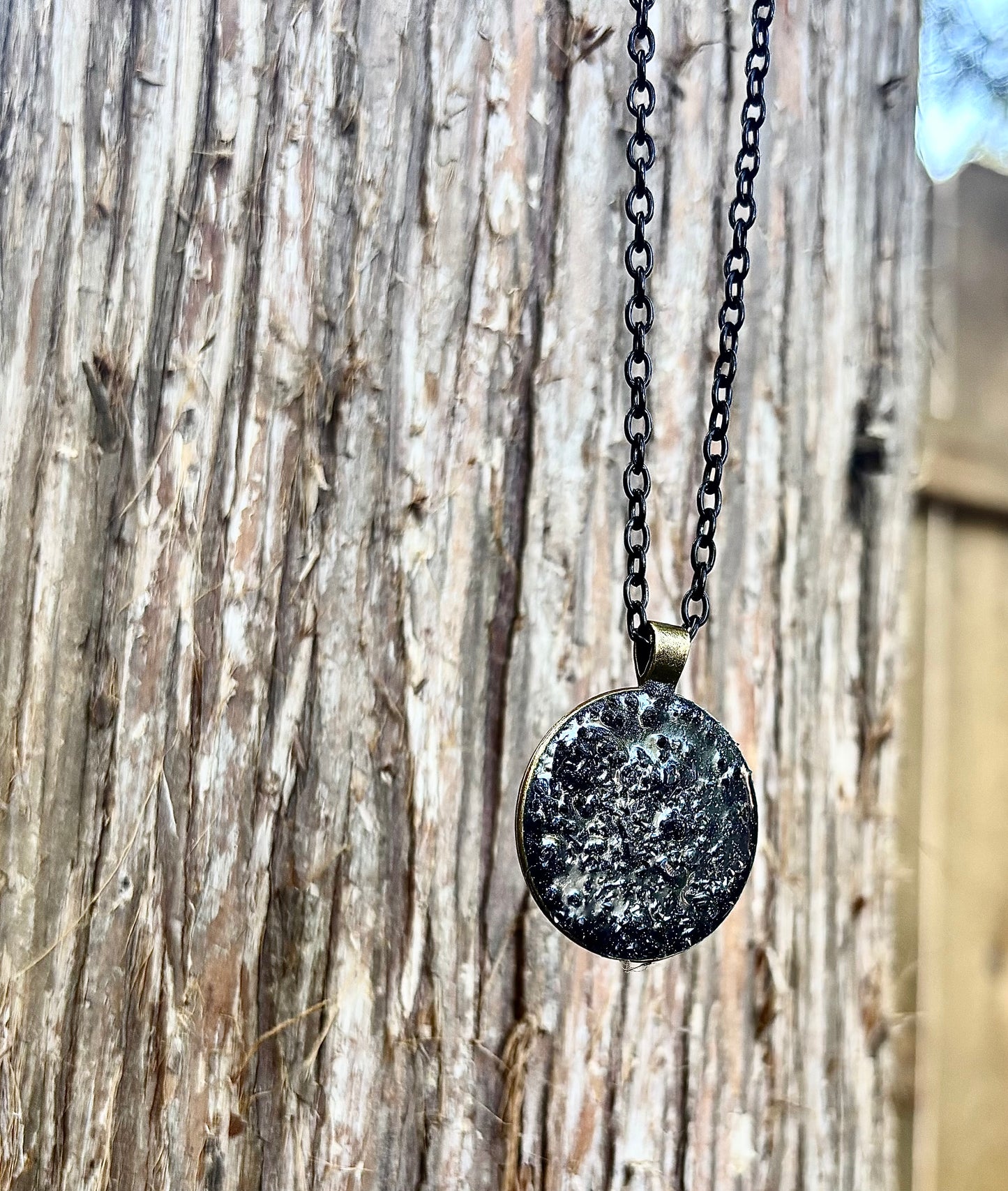 Mystical Blue Sunstone Galaxy Pendant Necklace ~ Confidence, Ambition & Light Talisman ~ The Channel Shop