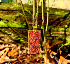 Herb Necklace Talisman For Manifestation & Energetic Cleansing Natural Himalayan Pink Salt Lily Flowers & Fragrant Flowers Handcrafted Spiritual Tool