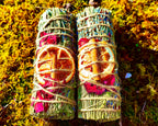 Sage Sticks For Cleansing and Purification Lavender Sage Rose Petals Orange Slices Vetiver Root Cinnamon Sticks Sage Sticks Relaxation & Calming