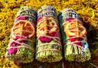 Sage Sticks For Cleansing and Purification Lavender Sage Rose Petals Orange Slices Vetiver Root Cinnamon Sticks Sage Sticks Relaxation & Calming