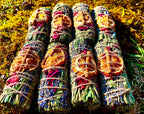Sage Sticks For Cleansing and Purification Lavender Sage Rose Petals Orange Slices Vetiver Root Cinnamon Sticks Sage Sticks Relaxation & Calming