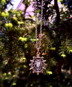 Prosperity Pyrite Crystal Necklace For Wealth, Abundance, Fierce Willpower and Confidence, Protection and Blocking Negativity