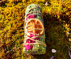 Sage Sticks For Cleansing and Purification Lavender Sage Rose Petals Orange Slices Vetiver Root Cinnamon Sticks Sage Sticks Relaxation & Calming