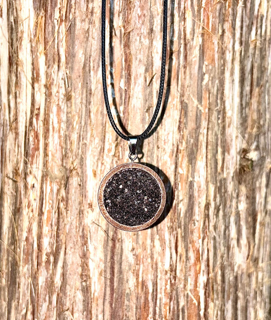 Sacred Black Tourmaline Protection Amulet Pendant - Negative Energy Shield And Purification Necklace
