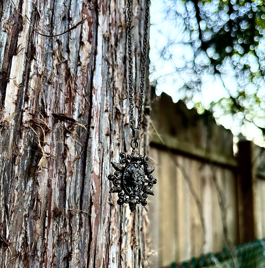 Prosperity Pyrite Crystal Necklace For Wealth, Abundance, Fierce Willpower and Confidence, Protection and Blocking Negativity