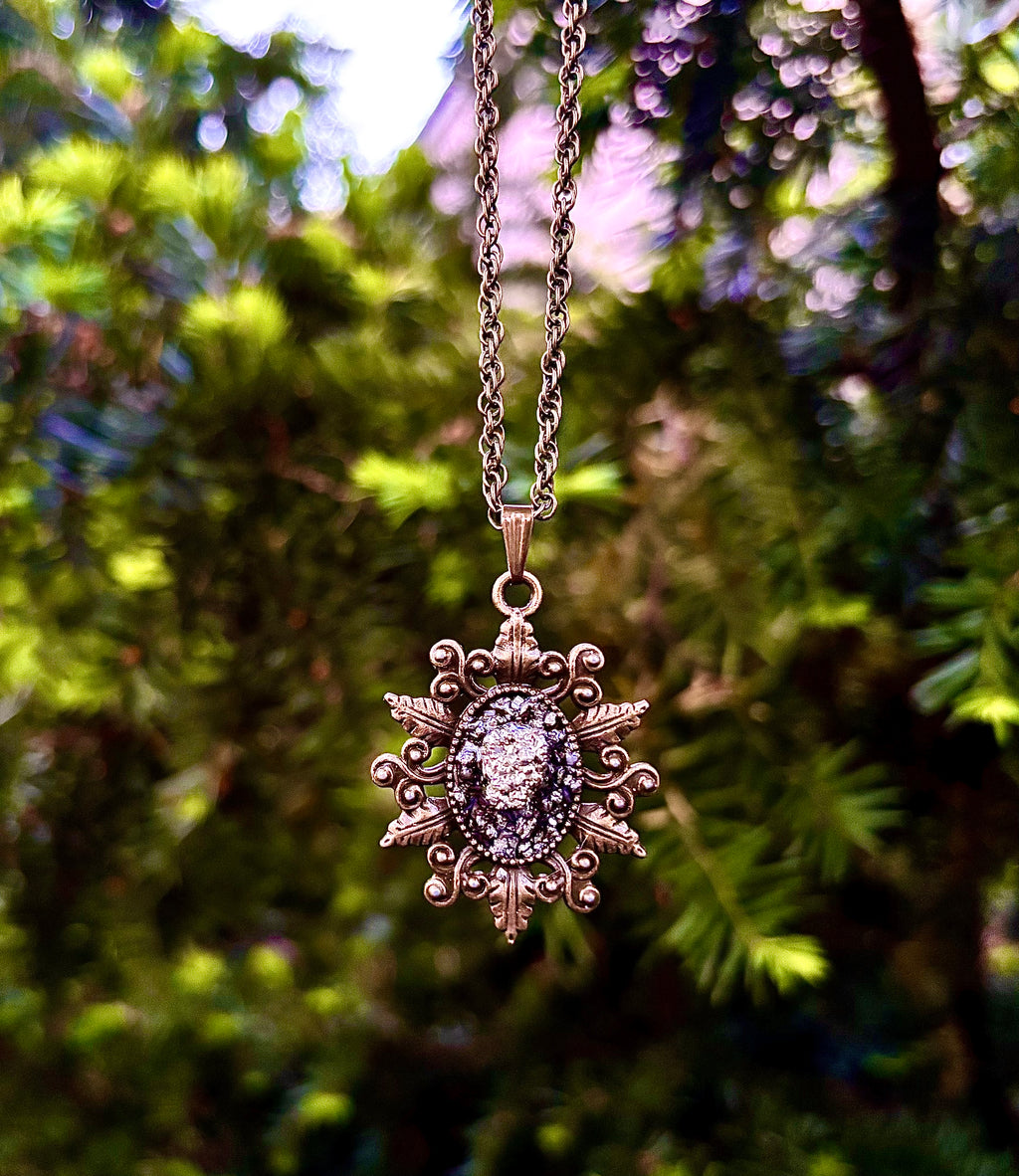 Prosperity Pyrite Crystal Necklace For Wealth, Abundance, Fierce Willpower and Confidence, Protection and Blocking Negativity