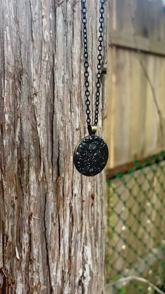 Mystical Blue Sunstone Galaxy Pendant Necklace ~ Confidence, Ambition & Light Talisman ~ The Channel Shop